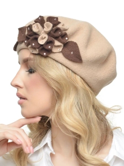 Берет шерстяной--6