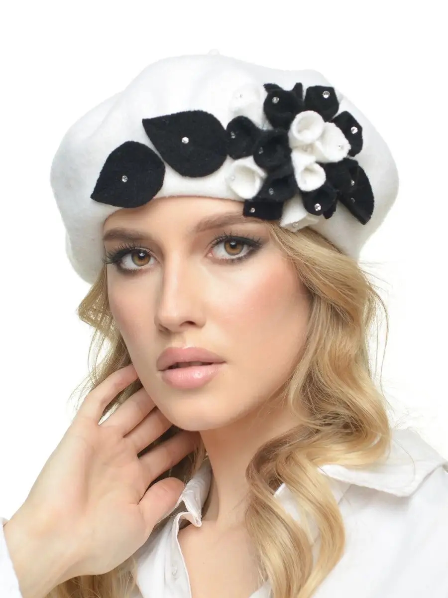 Берет шерстяной--6