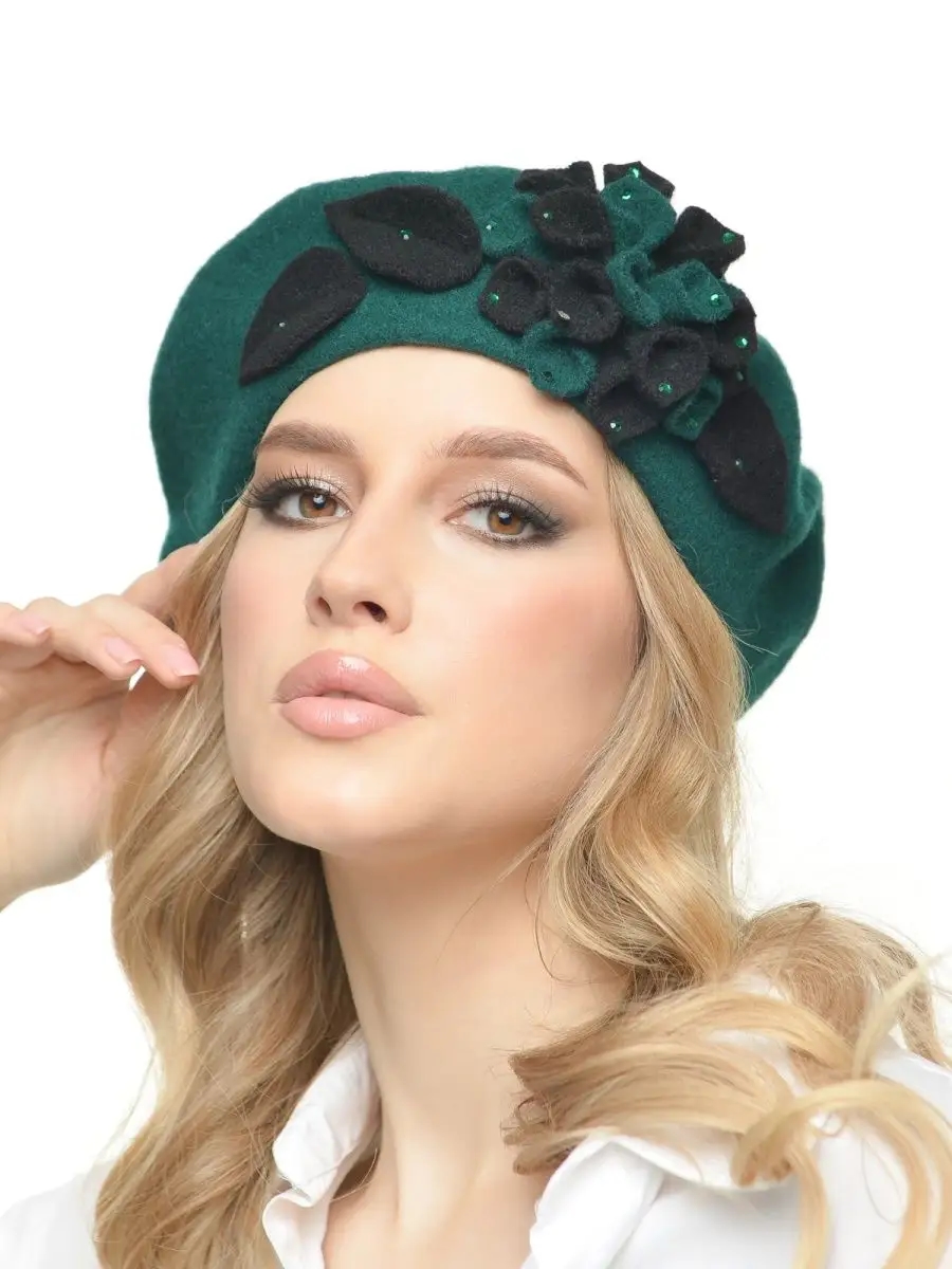 Берет шерстяной--3