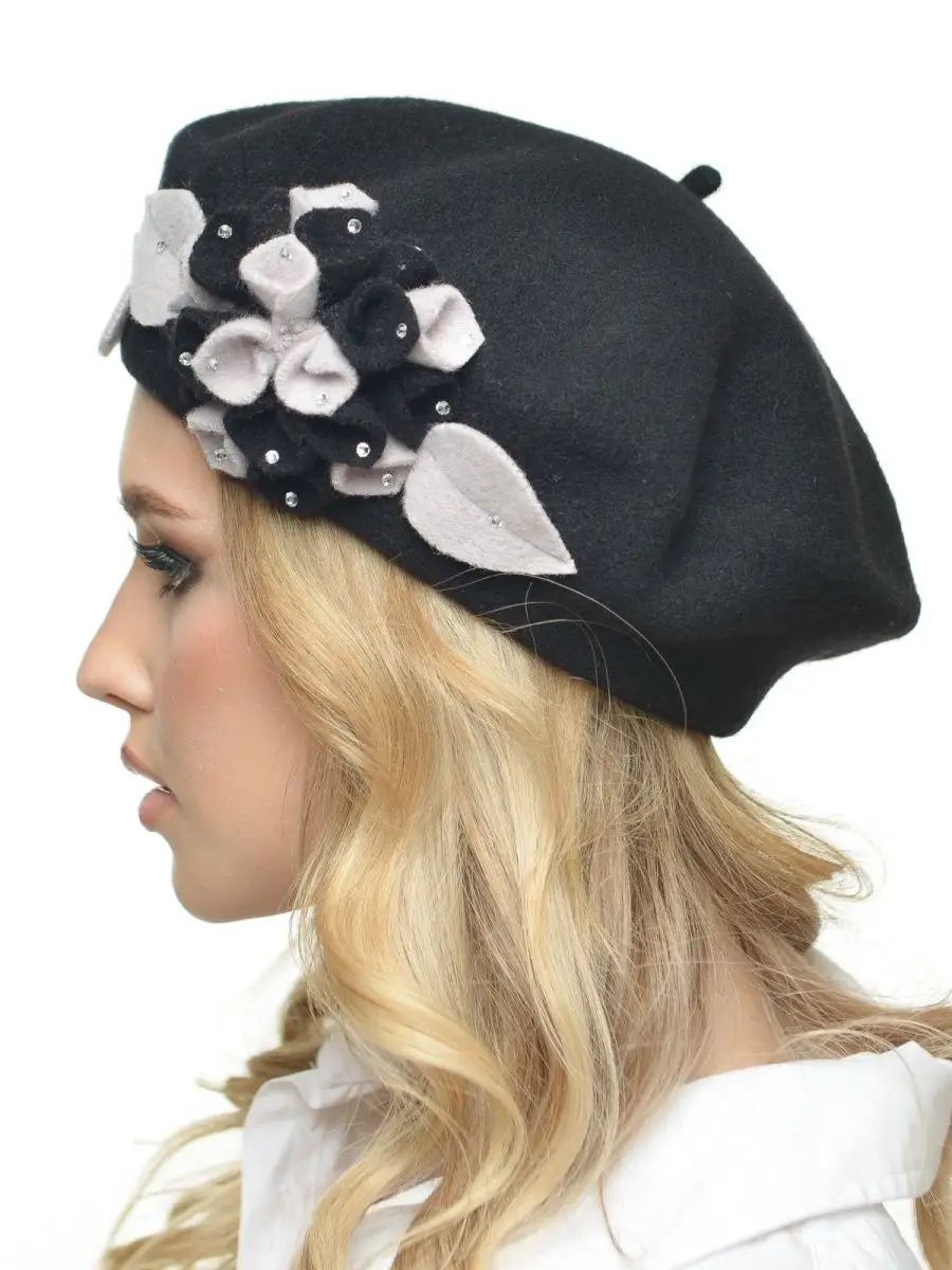 Берет шерстяной--3