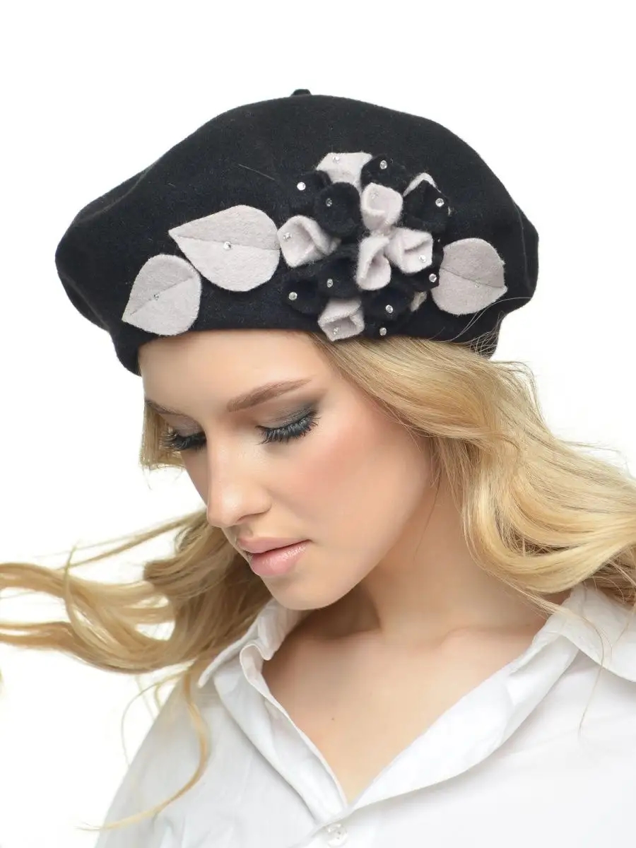 Берет шерстяной--7