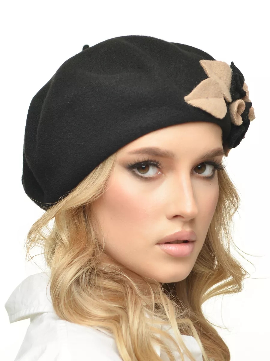 Берет шерстяной--3