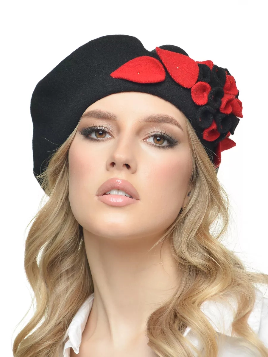 Берет шерстяной--6