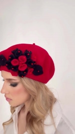 Берет шерстяной--0